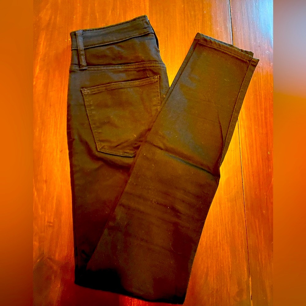 Madewell curvy skinny black denim